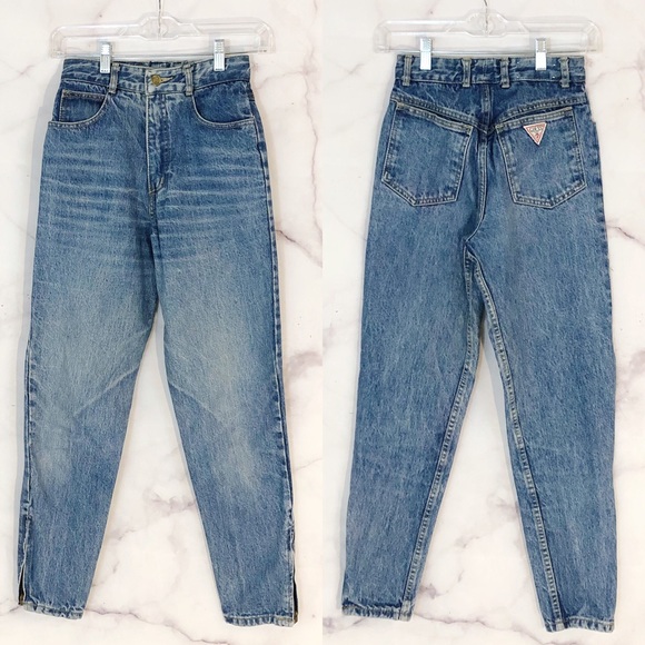 Guess Denim - VTG Guess High Rise Zipper Ankle Mom Jeans